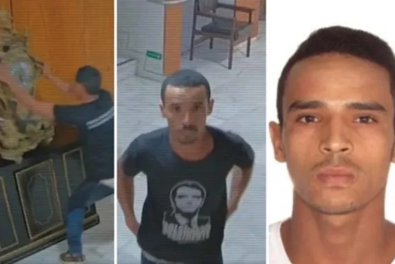 Homem que quebrou relógio histórico no 8/1 começa a cumprir 17 anos de prisão