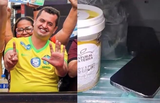 Prefeito eleito no RJ tenta esconder celulares no freezer durante operação da PF