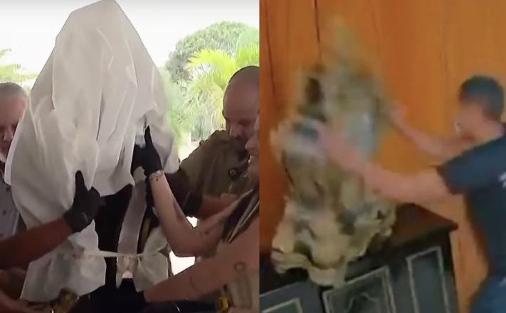 Relógio histórico danificado durante atos do 8/1 retorna a Brasília após restauração