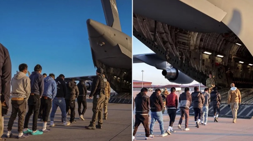 Primeiro voo com brasileiros deportados por Trump chega ao Brasil hoje