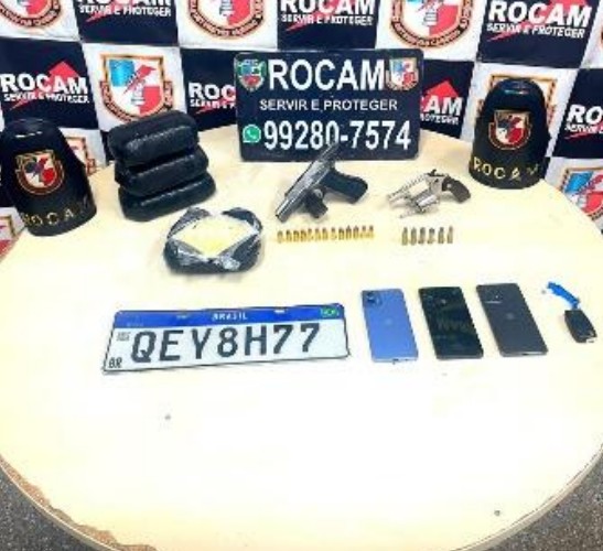Casal é preso no Puraquequara enquanto tentava enviar drogas para o Pará
