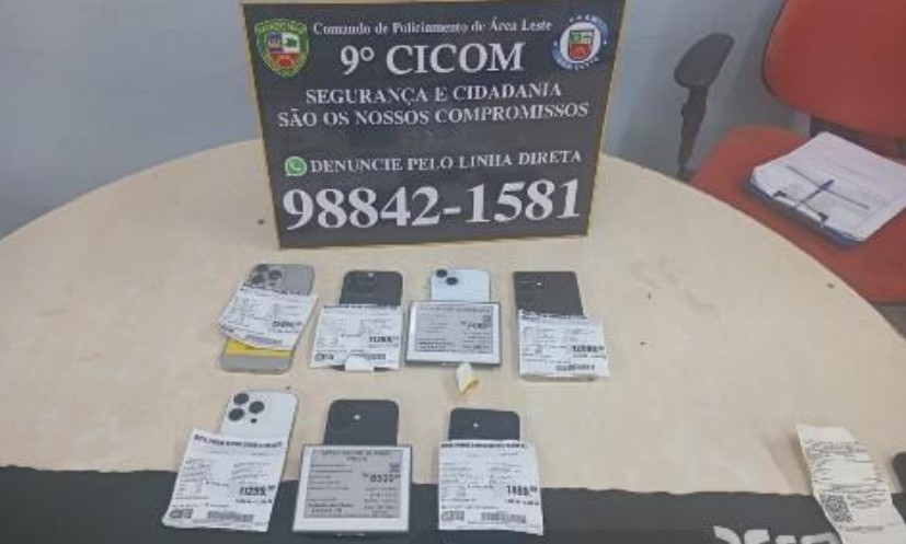 Suspeito é preso com mais de R$ 70 mil em celulares furtados em loja da Bemol em Manaus