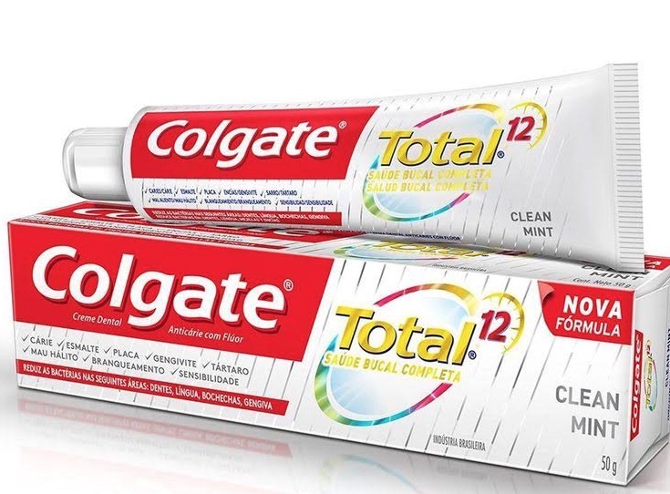Creme dental Colgate Total Clean Mint tem comercialização suspensa novamente