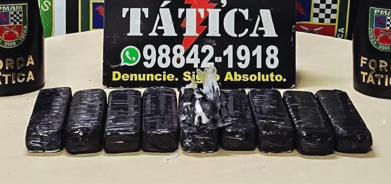 Nove tabletes de drogas são encontrados em banheiro de lancha na Manaus Moderna