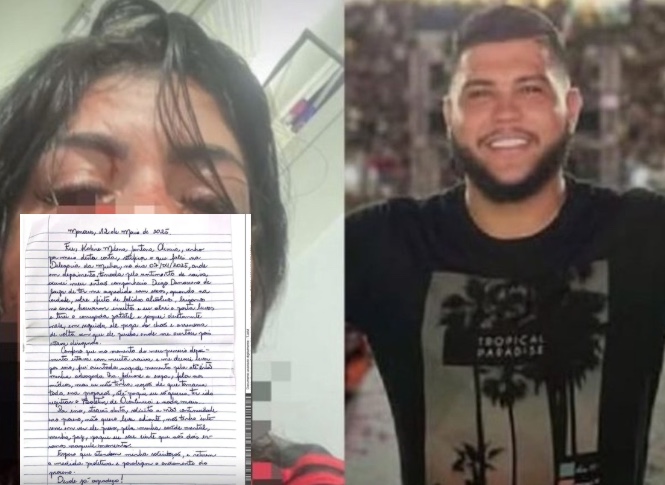 Veja carta em que mulher desfez denúncia a cantor de forró de Manaus absolvido