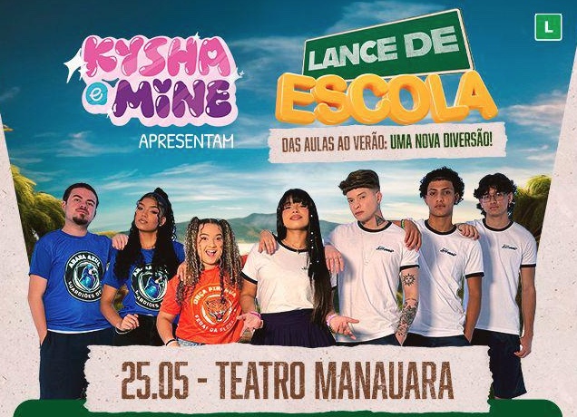 Espetáculo "Lance de Escola" chega ao Teatro Manauara neste domingo; confira