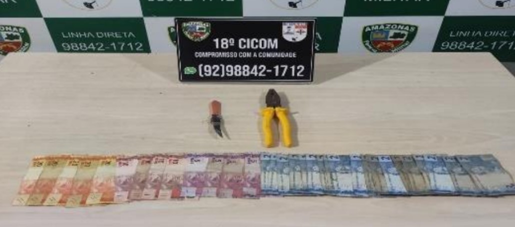 Suspeito arromba loja comercial para furtar e se dá mal na Av. Torquato Tapajós