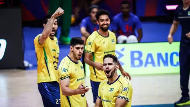 3 x 0: Brasil vence o Irã na estreia da Liga das Nações masculina