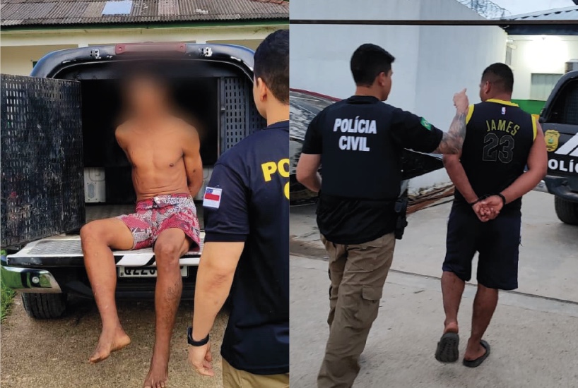 'Bebê’ e ‘Negão’ são presos por esfaquearem adolescente em assalto no Amazonas