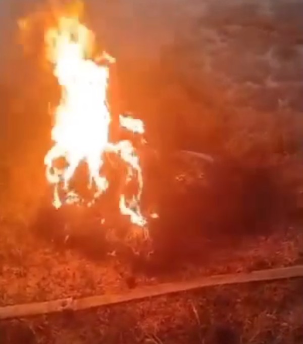 Homem esquartejado é encontrado em chamas no Jorge Teixeira 