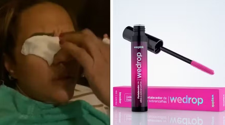 Clientes denunciam produto de Virgínia após sofrerem queimaduras nos olhos