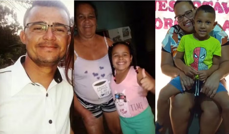 Família morre em colisão frontal entre carro e ônibus em Minas Gerais
