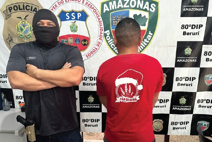 Homem é preso por estupro contra vizinha de 8 anos e crimes contra irmãs em Beruri