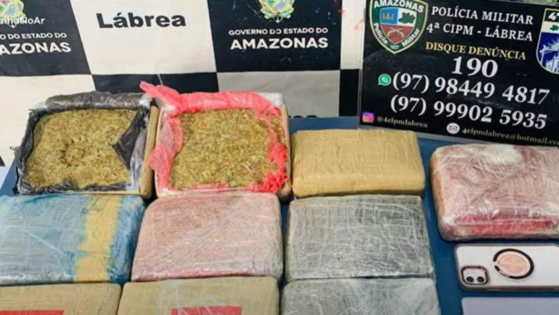 Mulheres são presas com 10 kg de drogas na rodoviária de Lábrea