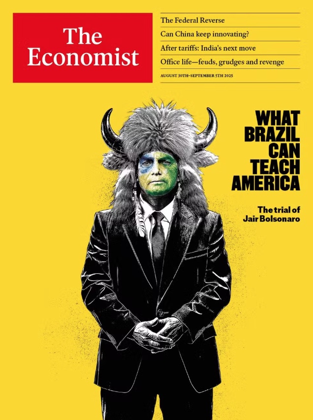 'The Economist' diz que julgamento de Bolsonaro é "lição de democracia" para EUA