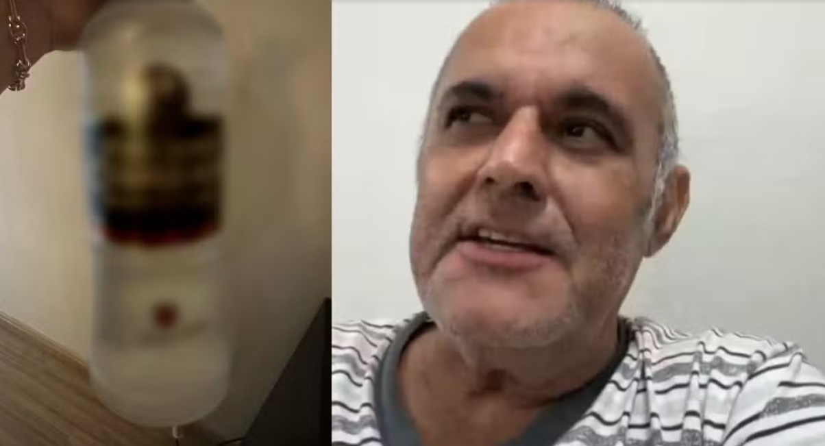 Família usa vodca russa guardada para tratar parente intoxicado por metanol em SP