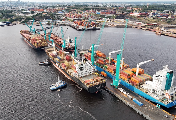 Antaq suspende cobrança da 'Taxa de Seca' no transporte de cargas para Manaus