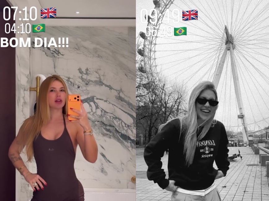 Após "sumir" por 24 horas, Virginia aparece em Londres para apoiar Vini Jr. em jogo 