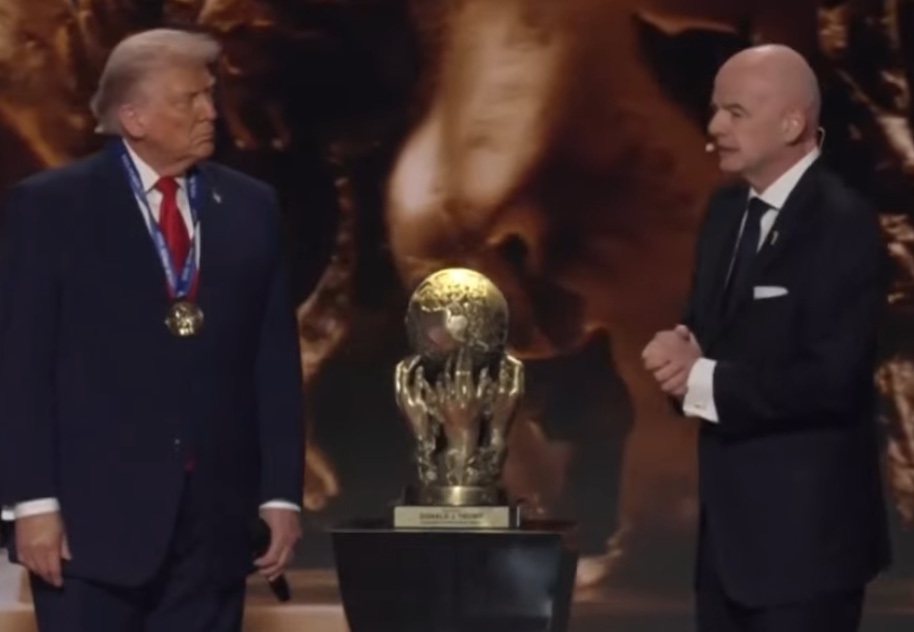 Trump recebe "Prêmio da Paz da Fifa" em cerimônia da Copa 2026
