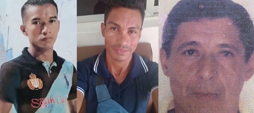 Três homens estão desaparecidos em Manaus; polícia divulga fotos