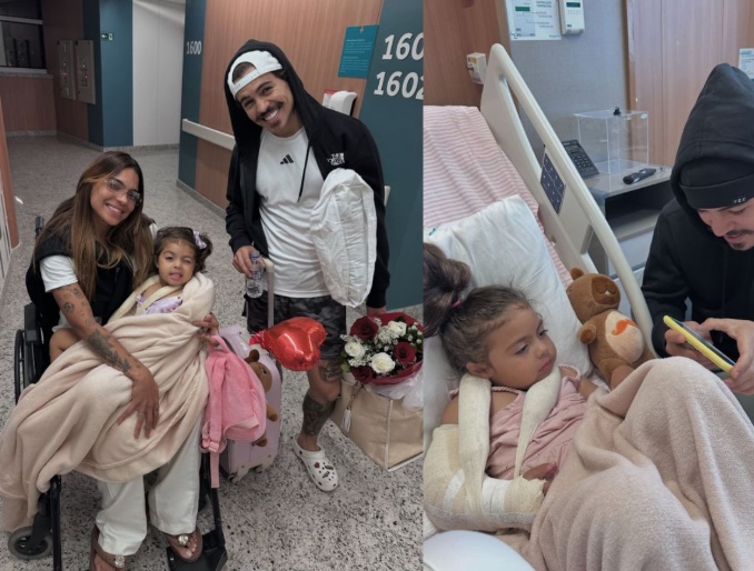 Filha de Biel e Tays Reis passa por cirurgia de emergência após acidente doméstico
