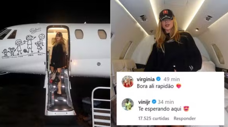 Virginia faz bate-volta à Espanha após ensaio da Grande Rio ser cancelado e Vini Jr. reage