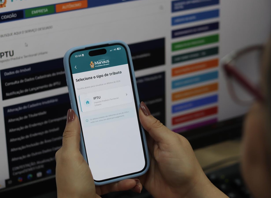 Manaus oferece desconto de até 12% no IPTU para pagamento antecipado via App