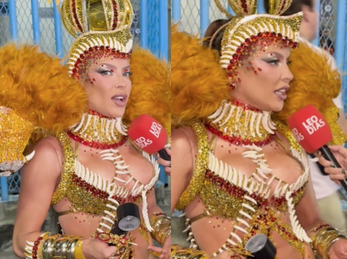 Musa da Grande Rio, Jaquelline diz que usa Super Bonder para não "mostrar demais"