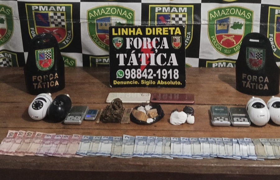 PM desarticula "central de monitoramento" do tráfico em Rio Preto da Eva