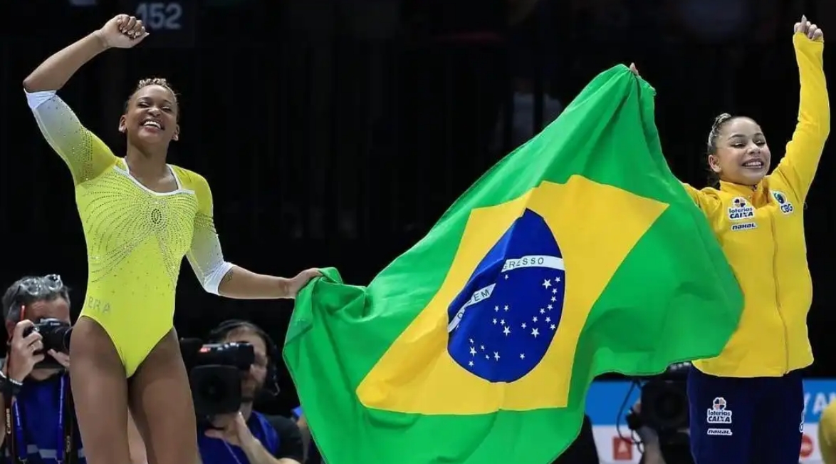 Rebeca Andrade fala sobre chance de medalhas na ginástica brasileira