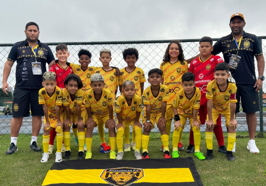 Time Sub-10 do Amazonas participa do maior torneio de futebol infantil do Brasil