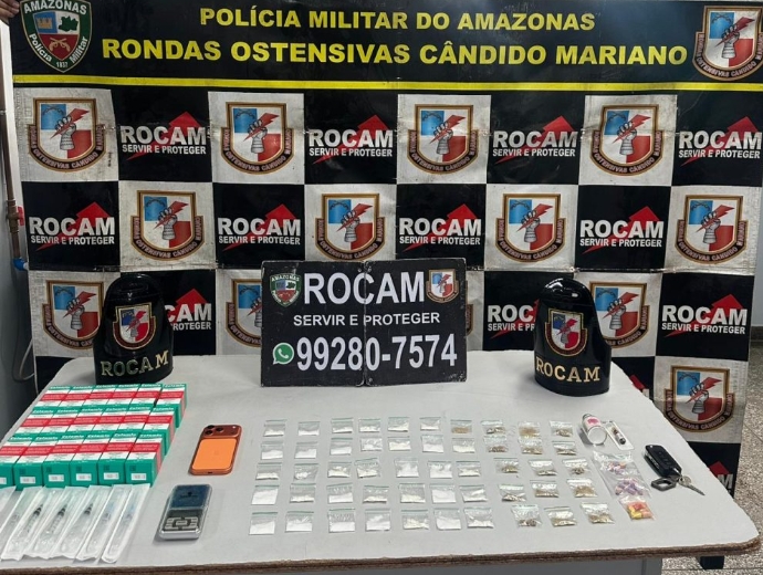 Homem é preso por fazer 'delivery' de cetamina na Zona Norte de Manaus