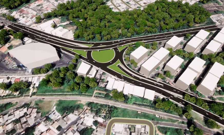 Viaduto "Passarão" eliminará semáforos e facilitará acesso a três bairros de Manaus