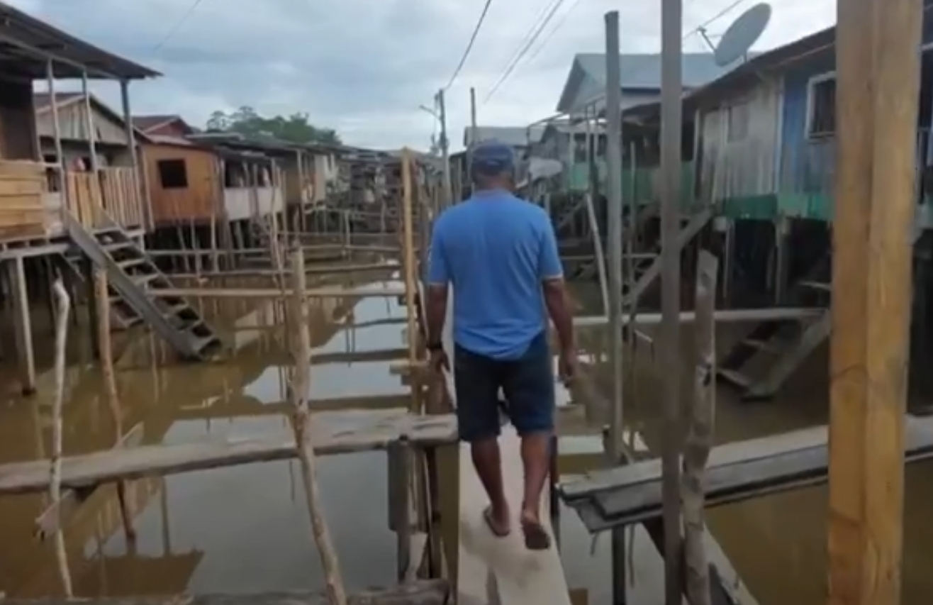 Cheia no Amazonas deve permanecer dentro da normalidade, diz órgão meteorológico