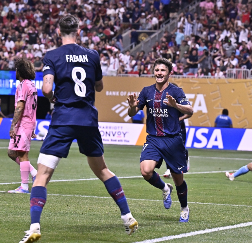 Mundial: PSG vence Inter Miami e pode enfrentar o Flamengo nas quartas