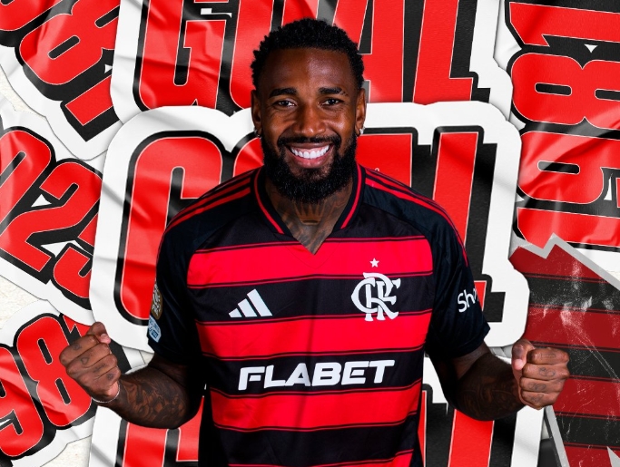 Aos 32, Gerson abre o placar para o Flamengo contra o Bayern em Miami