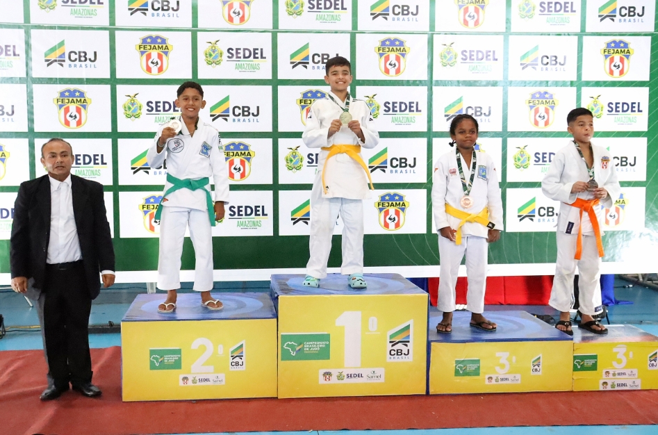 Mateus Pessoa, do Amazonas, é ouro no Campeonato Brasileiro Regional de Judô 2025