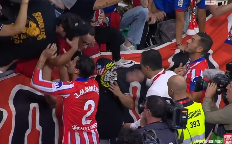 Atlético de Madrid planeja punir torcedores por confusão no clássico contra Real Madrid