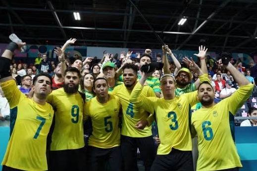 Brasil vence a China e fica com o bronze no golbol masculino nas Paralimpíadas