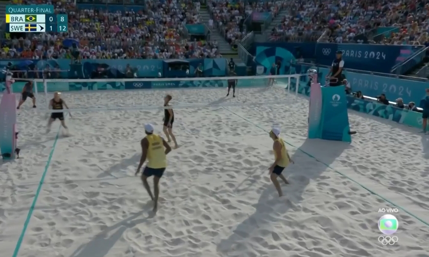 Evandro e Arthur perdem para dupla nº 1 do mundo e deixam Paris sem medalhas