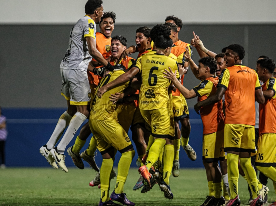 Amazonas vence Unidos do Alvorada por 4 a 2 e está na final do Barezinho Sub-20