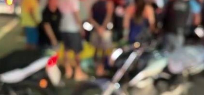 Mulher tem cabeça quebrada durante acidente ao sair de supermercado de Manaus