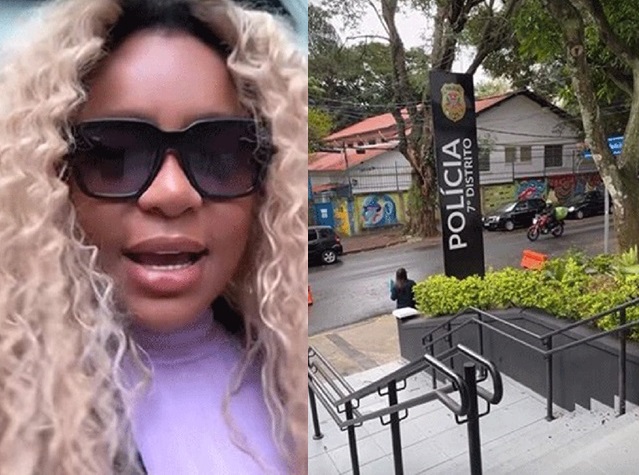 Cariúcha presta depoimento após ser denunciada por xingar ex de Ana Hickmann