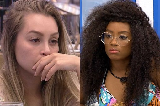 Carla e Lumena discutem durante jogo da discórdia no BBB21