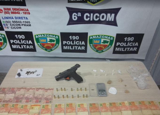 Suspeito de guardar armas e drogas para facção é preso em Manaus