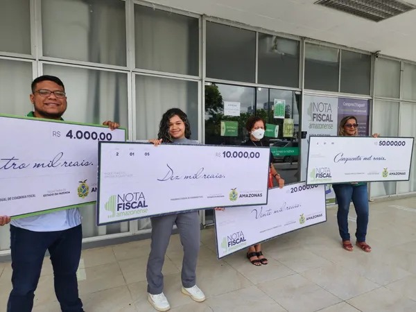 Sefaz anuncia data de sorteio de R$ 105 mil da Campanha Nota Fiscal Amazonense