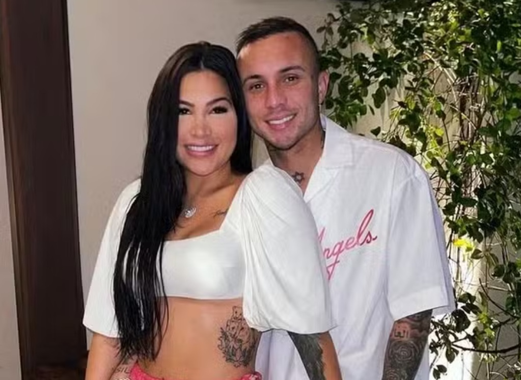 Esposa arquiva fotos com Everton Cebolinha do Flamengo e rebate rumor de separação