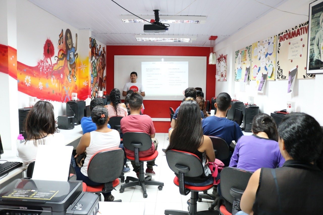 Inscrições para curso gratuito do Coletivo Jovem encerram neste domingo em Manaus