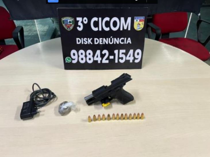 Detento do semiaberto é preso com pistola e drogas em Hilux no Petrópolis