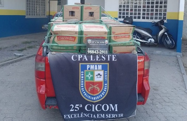 Trio é preso por furto de carga de óleo de cozinha em Manaus